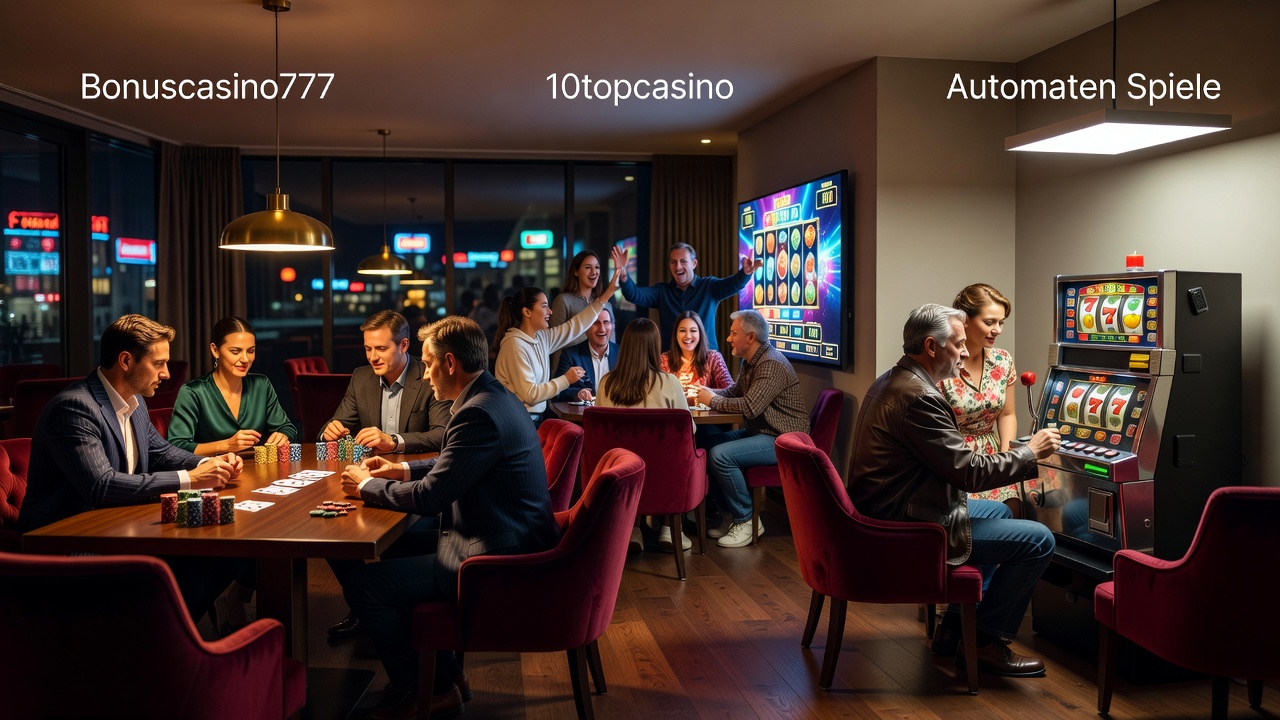 Bonuscasino777, 10topcasino and Automaten Spiele Compared